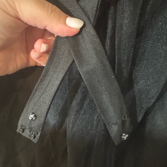 David's Bridal Black Strapless Dress Formal Bridesmaid - Picture 4 of 5